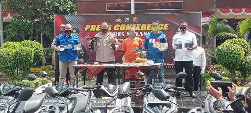 Img-20200812-Wa0024 Polres Malang Bongkar Sindikat Jual Beli Ranmor Kredit Macet