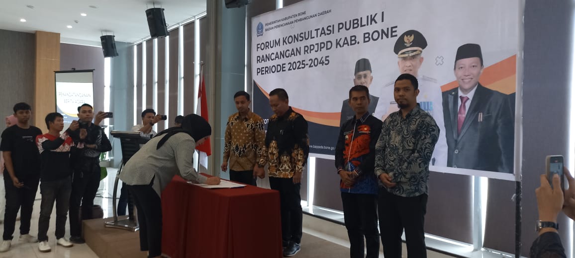 Bappeda Bone Gelar Forum Konsultasi Publik I Rancangan Rpjpd Kab. Bone Periode 2025-2045 Bappeda Bone Gelar Forum Konsultasi Publik I Rancangan Rpjpd Kab. Bone Periode 2025-2045