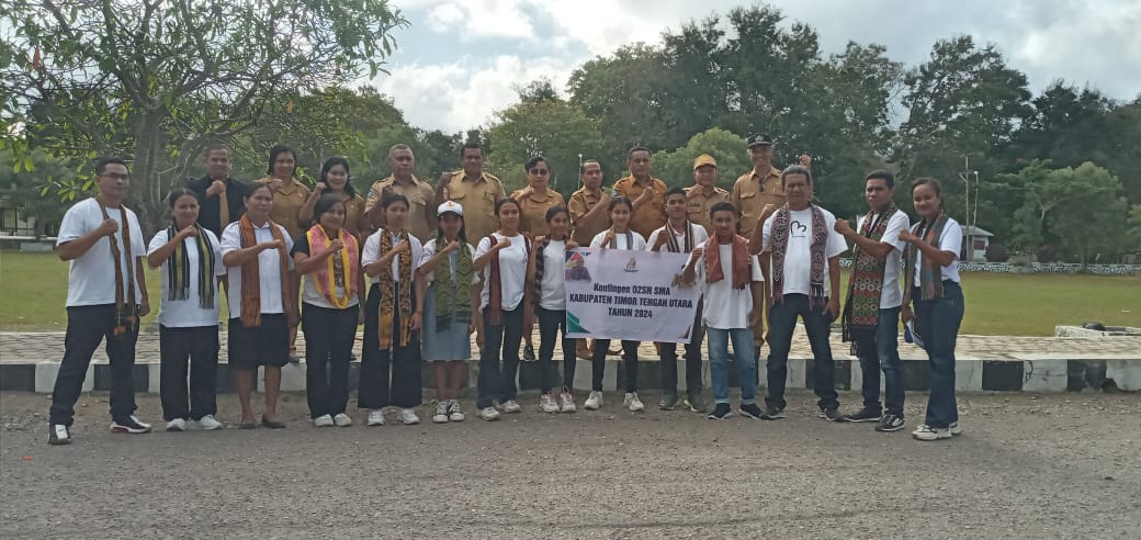 Ervira Ogom Lepas Kontingen Olimpiade Olahraga Siswa Nasional Tingkat Kabupaten Kabupaten Ttu Ervira Ogom Lepas Kontingen Olimpiade Olahraga Siswa Nasional Tingkat Kabupaten Kabupaten Ttu