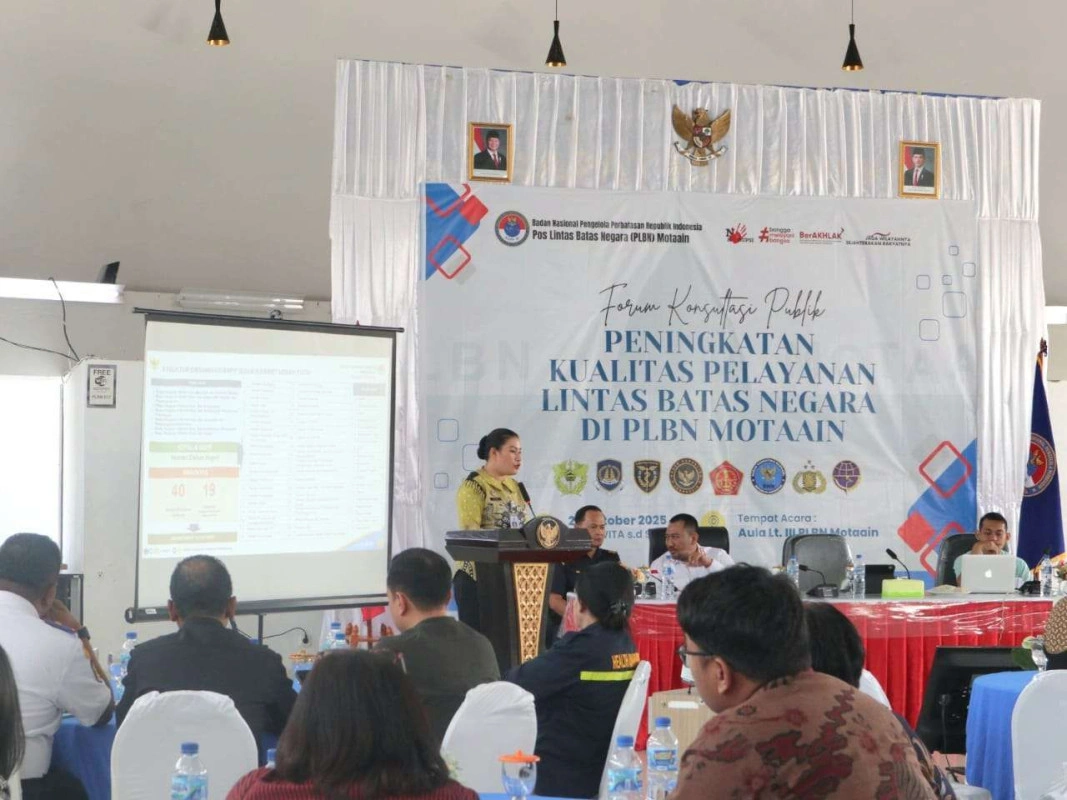 Jfjfbdxpomifc1C Forum Konsultasi Publik Di Plbn Motaain Dorong Pelayanan Lintas Batas Yang Lebih Baik
