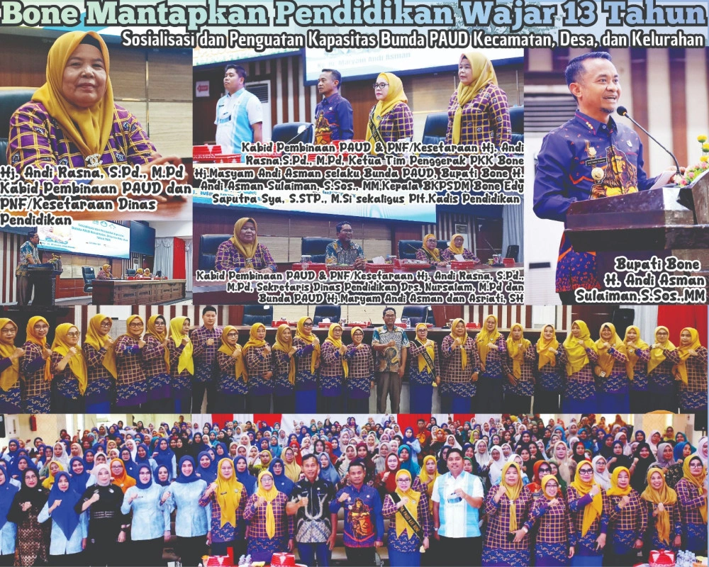81D8Ec6D-D2B0-4F52-866D-386F7Aae26E5 Bupati Bone Minta Bunda Paud Lebih Adaptif, Hj. Andi Rasna Tekankan Penguatan Kapasitas Hingga Desa