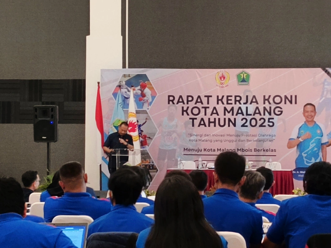 Img_20251207_095733_846 Raker Koni 2025, Ketua Koni Jatim Dan Wali Kota Malang Beri Wejangan