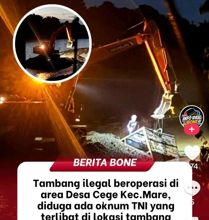 Screenshot_2026-06-02-11-53-21-82_6012Fa4D4Ddec268Fc5C7112Cbb265E7~2 Diduga Ada Penambangan Pasir Ilegal Di Sungai Cege Bone, Danramil Akan Cek Lapangan