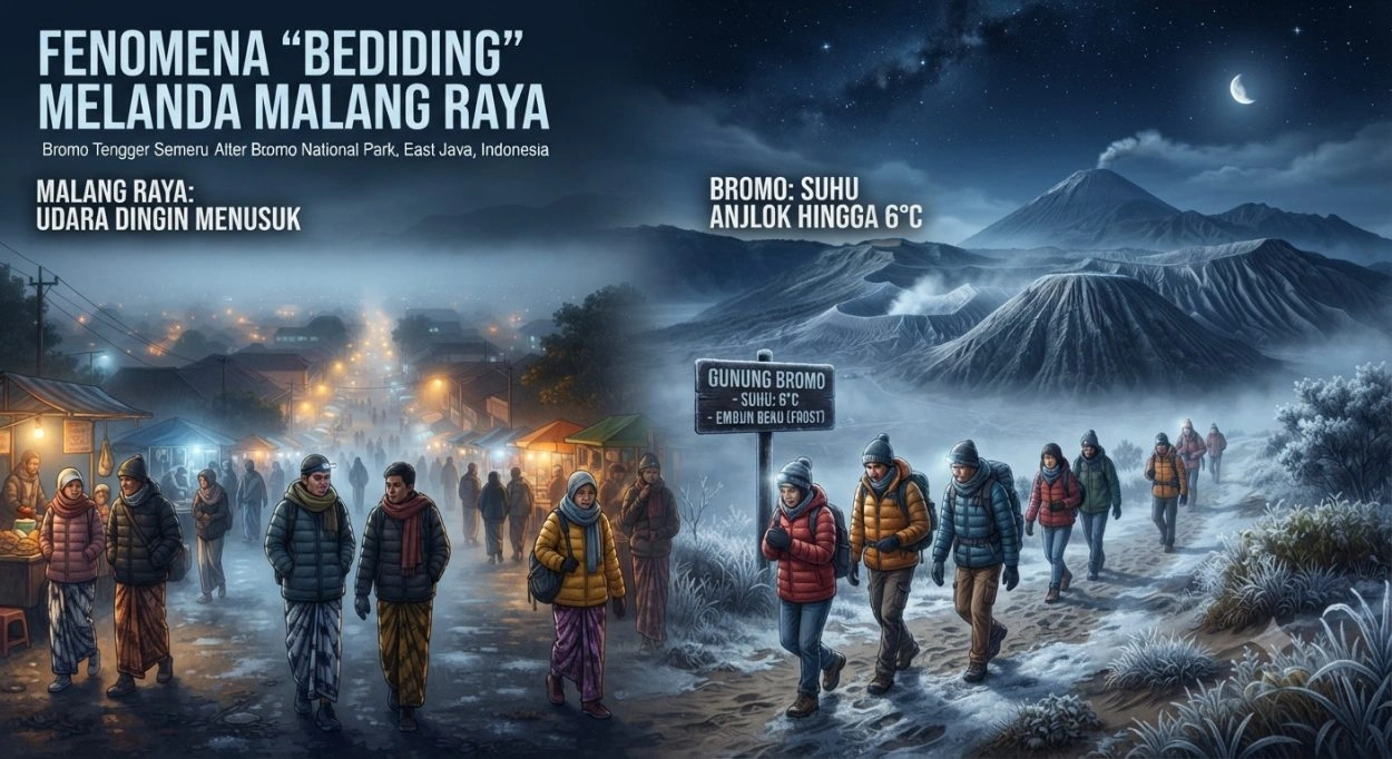 1782957708425 Fenomena &Quot;Bediding&Quot; Melanda Malang Raya, Suhu Di Bromo Anjlok Hingga 6 Drajat Celcius