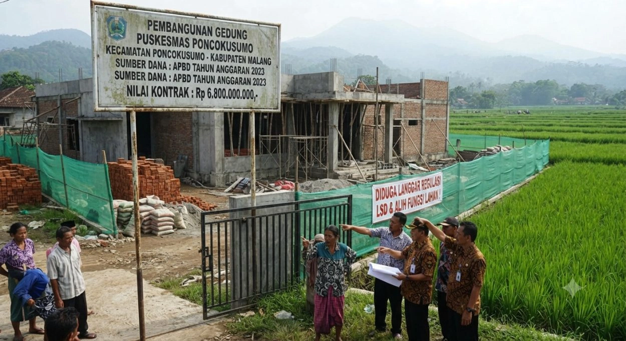1783433940782 Proyek Puskesmas Poncokusumo Rp 6,8 Miliar Diduga Langgar Regulasi Lsd