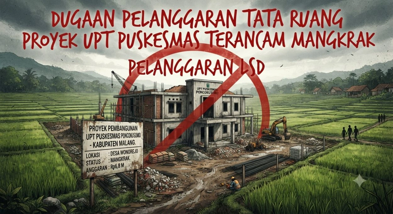 1783906919785 Dugaan Pelanggaran Tata Ruang, Proyek Upt Puskesmas Terancam Mangkrak