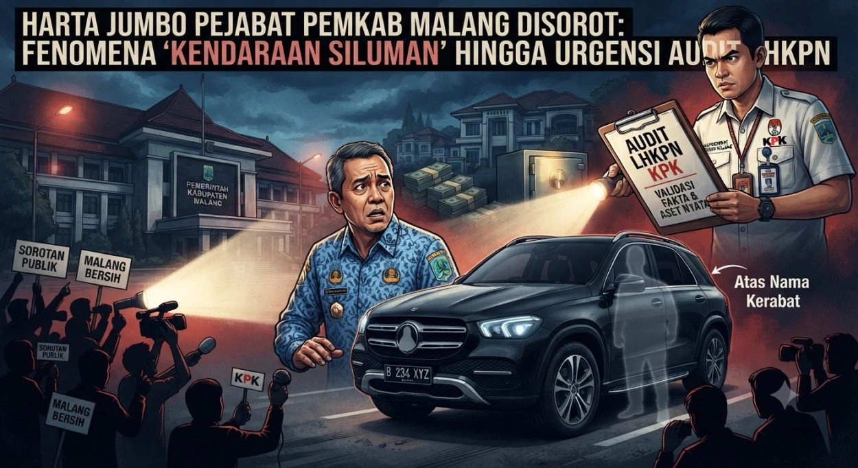 1785828910700 Harta Jumbo Pejabat Pemkab Malang Disorot: Fenomena &Quot;Kendaraan Siluman&Quot; Hingga Urgensi Audit Lhkpn