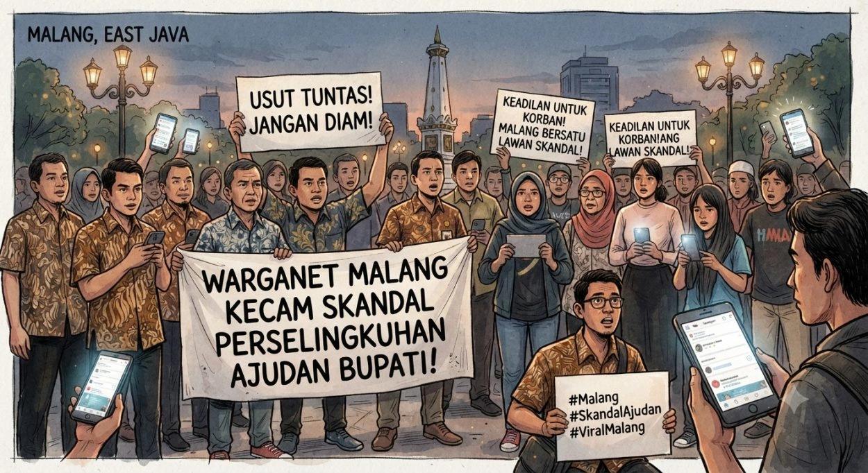 1788763954616 Warganet Kecam Skandal Perselingkuhan Ajudan Bupati Malang