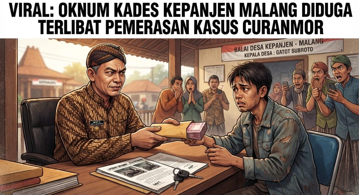 1790342742581 Viral, Oknum Kades Di Kepanjen Malang Diduga Terlibat Pemerasan Kasus Curanmor