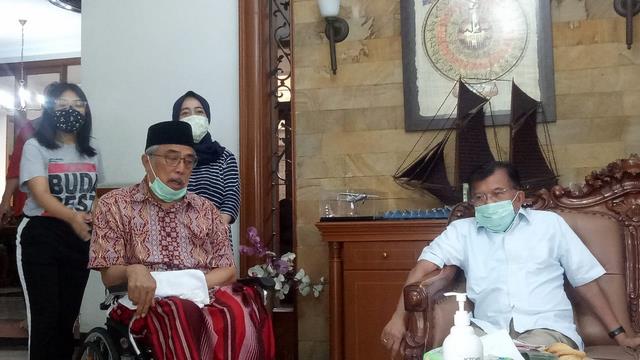 Mantan Wapres Jk Dan Aksa Mahmut Silaturahmi Ke Kediaman Alwi Hamu