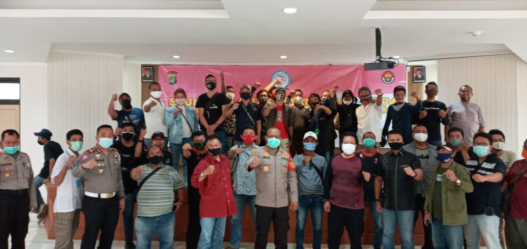 Polres Tangsel Syukuran Hut Bhayangkara Bersama Wartawan