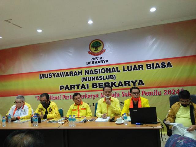 Munaslub Partai Berkarya Geser Tommy Soeharto Sebagai Ketum Dpp Partai Berkarya