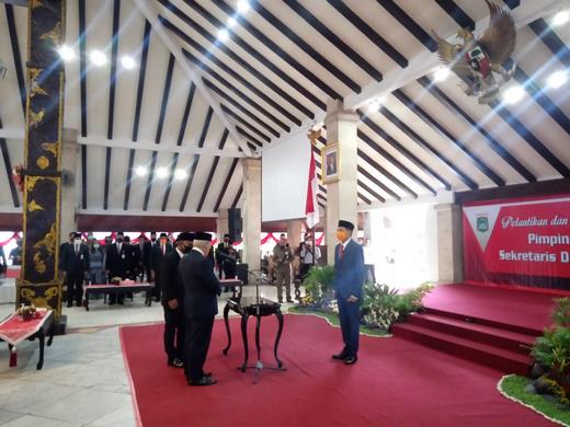 Wahyu Hidayat Resmi Duduki Jabatan Sekda Kabupaten Malang