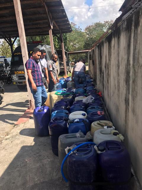 Ratusan Liter Bbm Bersubsidi Diamankan Polisi