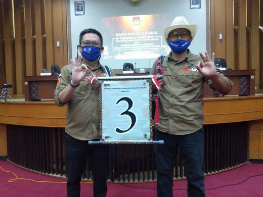 Susul Sandi Dan Ladub, Tarik Nomor Urut, Malang Jejeg Dapat Nomor 3