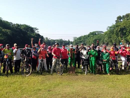 Gowes Ala Distamhut Dki Jadi Sorotan Fwj