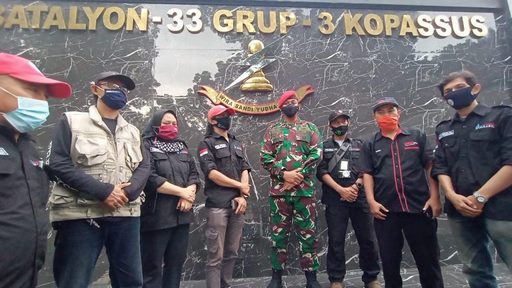 Fwj Membangun Kemitraan Dengan Batalyon 33 Grup 3 Kopassus