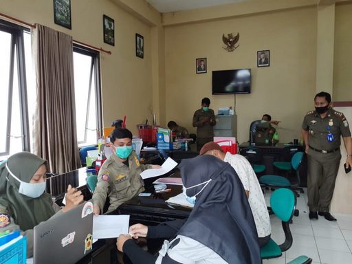 Pasangan Mesum Yang Dirazia Pada Malam Pergantian Tahun Baru Wajib Membuat Surat Pernyataan