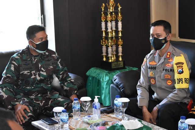 Kapolres Baru, Sowan Ke Dandim Malang/Kota Batu