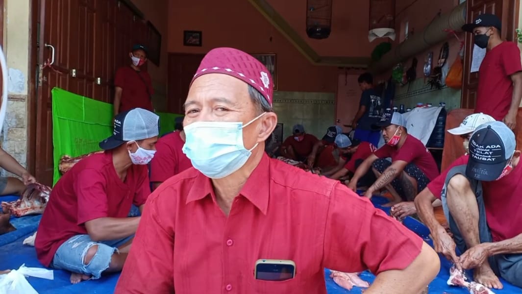 Pemotongan Hewan Kurban Di Masjid Babul Hidayah, Patuhi Protkes
