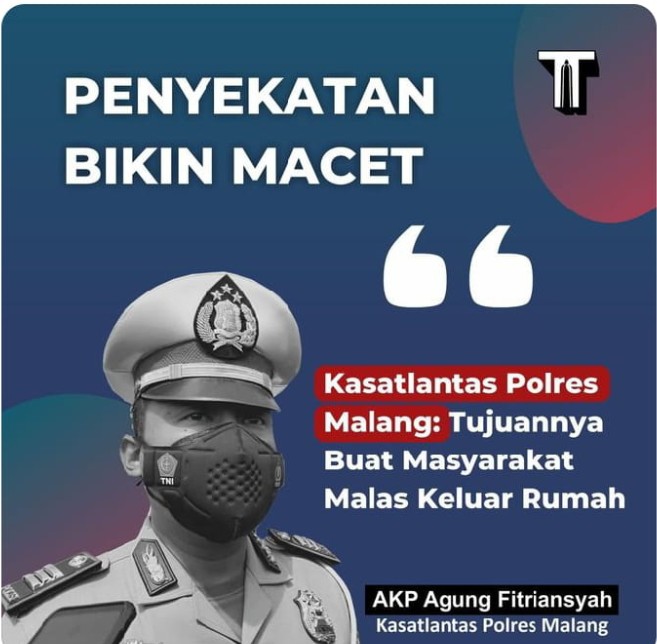 Nitizen Merespon Penjelasan Satlantas Soal Kemacetan Akibat Penyekatan