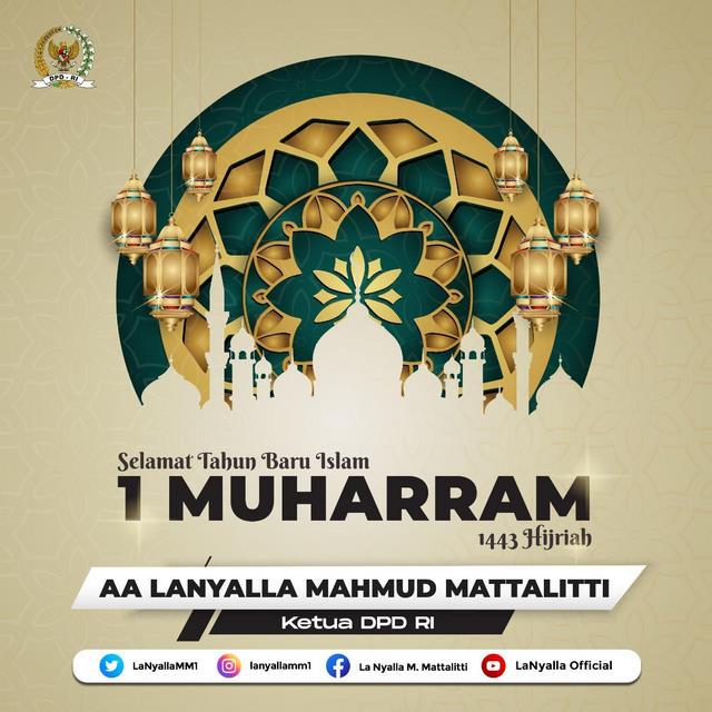 Ketua Dpd Ri Minta Masyarakat Jadikan Tahun Baru Islam Untuk Tetap Optimis Dan Berikhtiar 