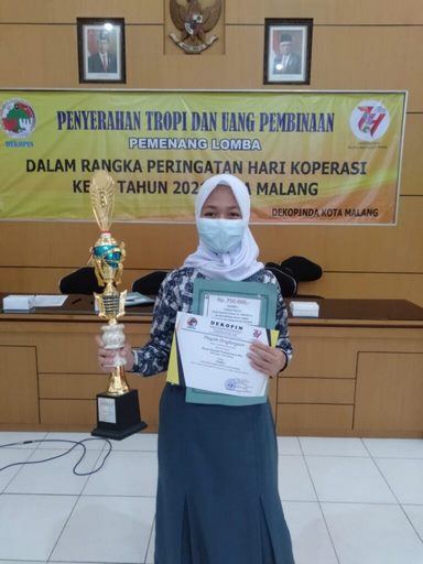 Ganes Danastri Pratista, Juara I Lomba Pidato Hari Koperasi Tingkat Smp