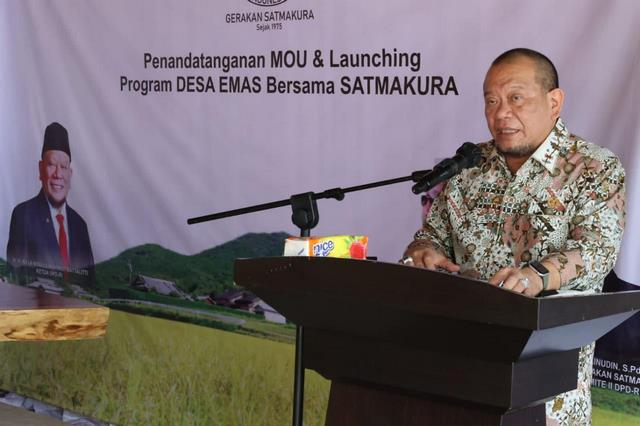 Ketua Dpd Hadiri Launching Program Desa Emas Dan Bertemu Kyai Kampung Se-Lampung