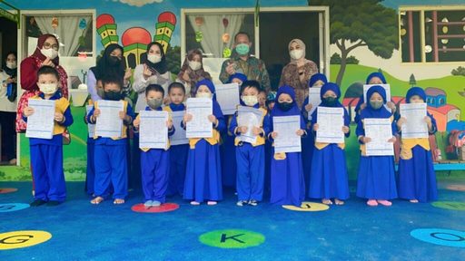 Bank Mandiri Cabang Bone Memperkenalkan Simpel Di Tk Anak Bangsa