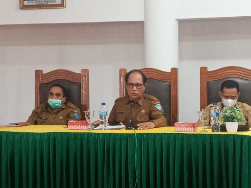 Tanggapi Tuduhan Pendemo Bupati Juandi Gelar Jumpa Pers