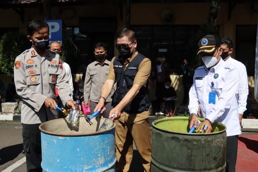 Bb Yang Terjaring Selama Satu Tahun Dimusnahkan