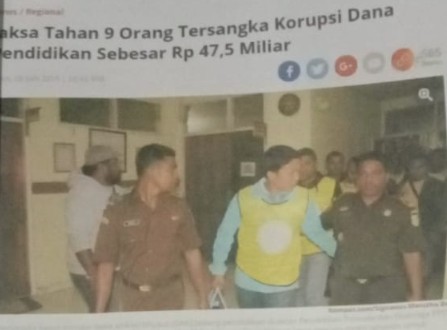 Jaksa Kd Yang Terjaring Ott  Pernah Tangani Dua Kasus Korupsi Bernilai Fantastis