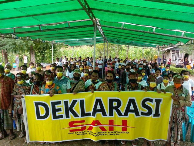Daerah Perbatasan Timor Leste Deklarasikan Airlangga Hartanto Capres