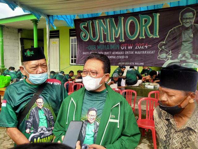 Gelar Sunmori Keliling Kota, Anggota Dpr Ri Perkenalkan Cak Imin Capres