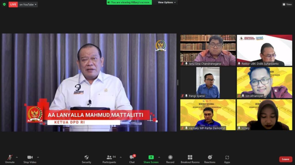 Hak Konstitusi Partai Baru Dijegal Pasal 222, Lanyalla: Jelas Merugikan Rakyat Pemilih