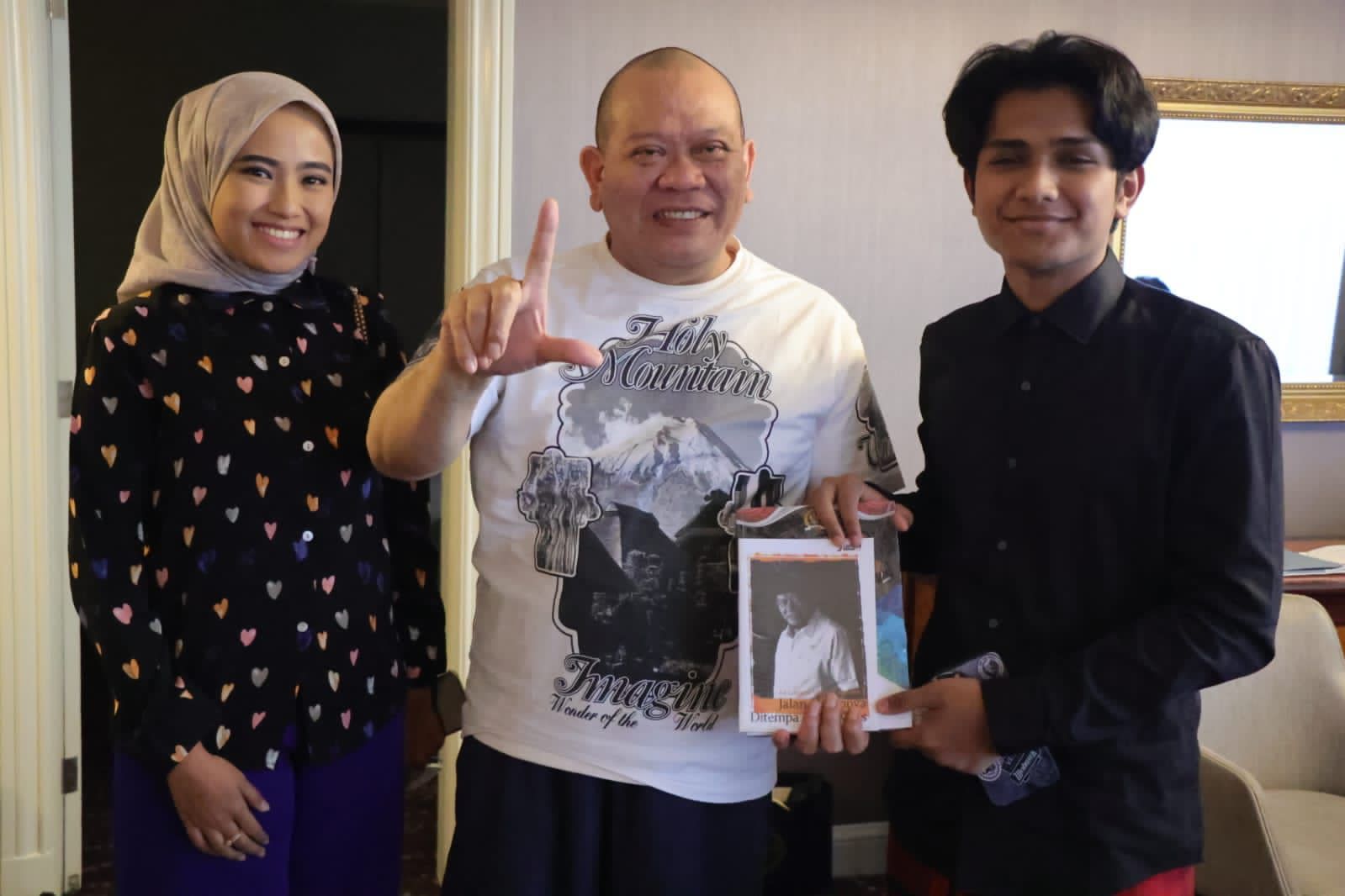 Bertemu Kreator Tiktok Husain Basyaiban, Ketua Dpd Ri Dorong Milenial Melek Politik