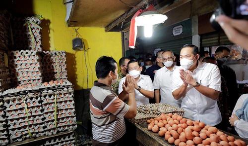Keliling Pasar, Mendag Pastikan Pasokan Bapok Aman Jelang Lebaran