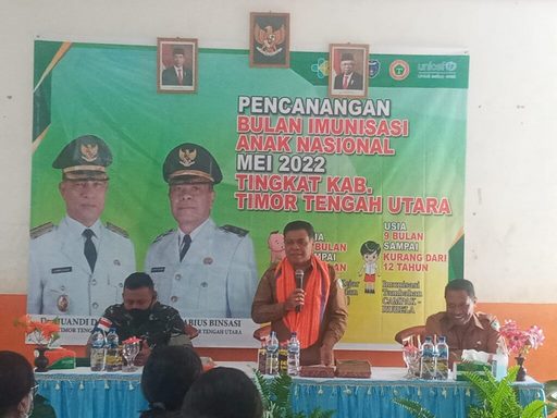Pemkab Ttu Canangkan Bulan Imunisasi Anak Nasional
