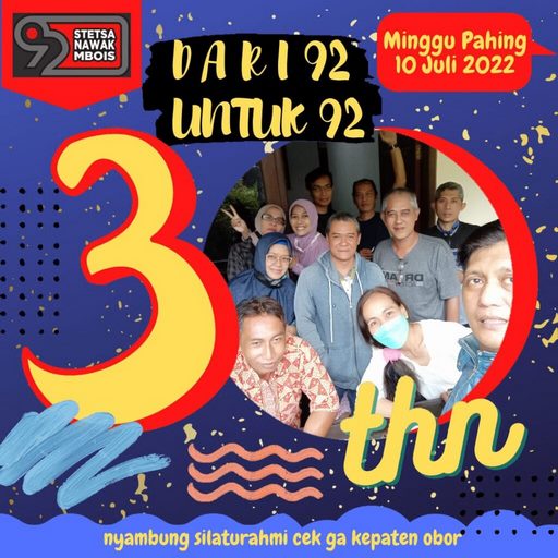 Alumni 92 Sman 4 Kota Malang, Bakal Gelar Reuni