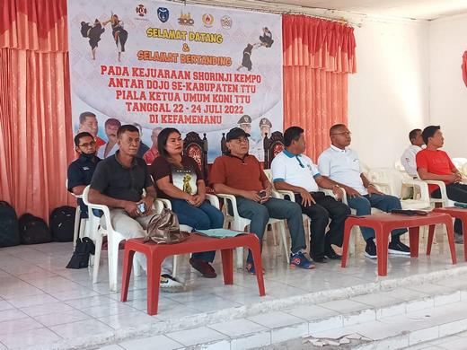 Ketua Umum Perkemi Ttu Buka Kejuaraan Kempo Antar Dojo