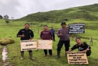 Tni-Polri Di Perbatasan Melakukan Aksi Penghijauan Hutan