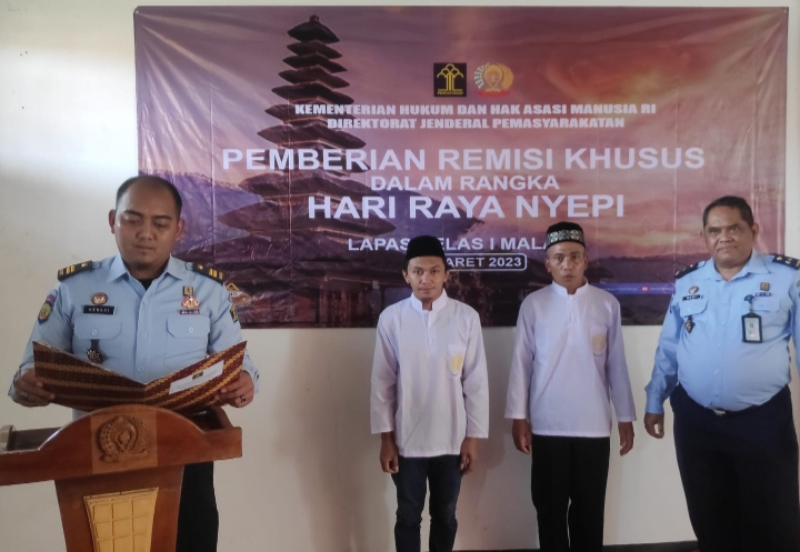 Dua Napi Beragama Hindu Dapat Remisi