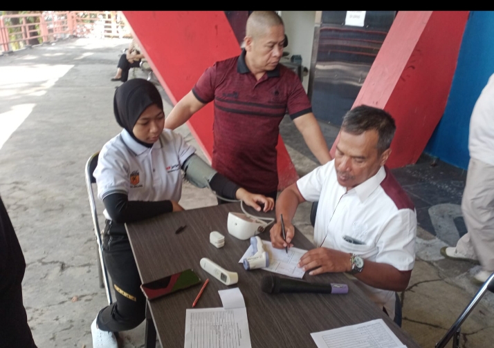 Belasan Atlet Forki Kota Malang Ikuti Tes Fisik