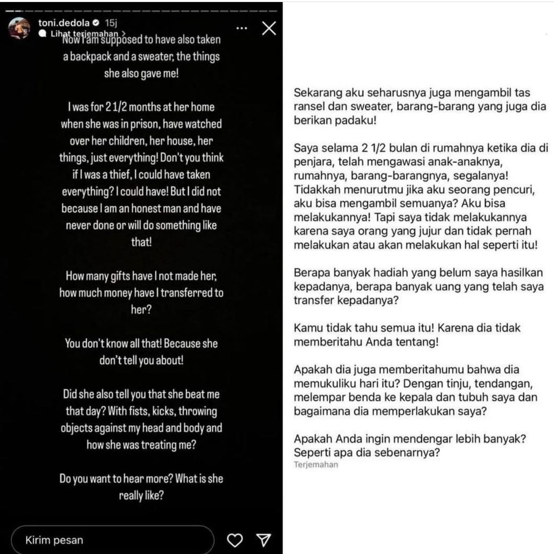 Nikita Mirzani Ditinggal Kabur Suami, Begini Pernyataan Antonio Dedola_Zonanusantara.com