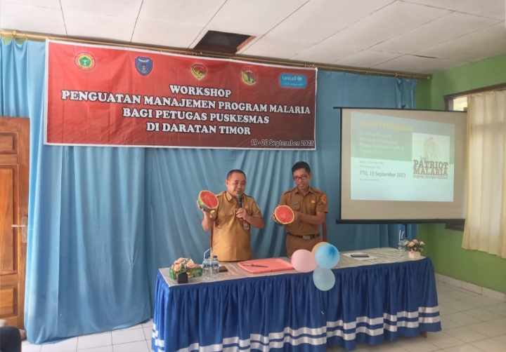 Workshop Penguatan Manajemen Program Malaria Bagi Petugas Puskesmas Di Ttu