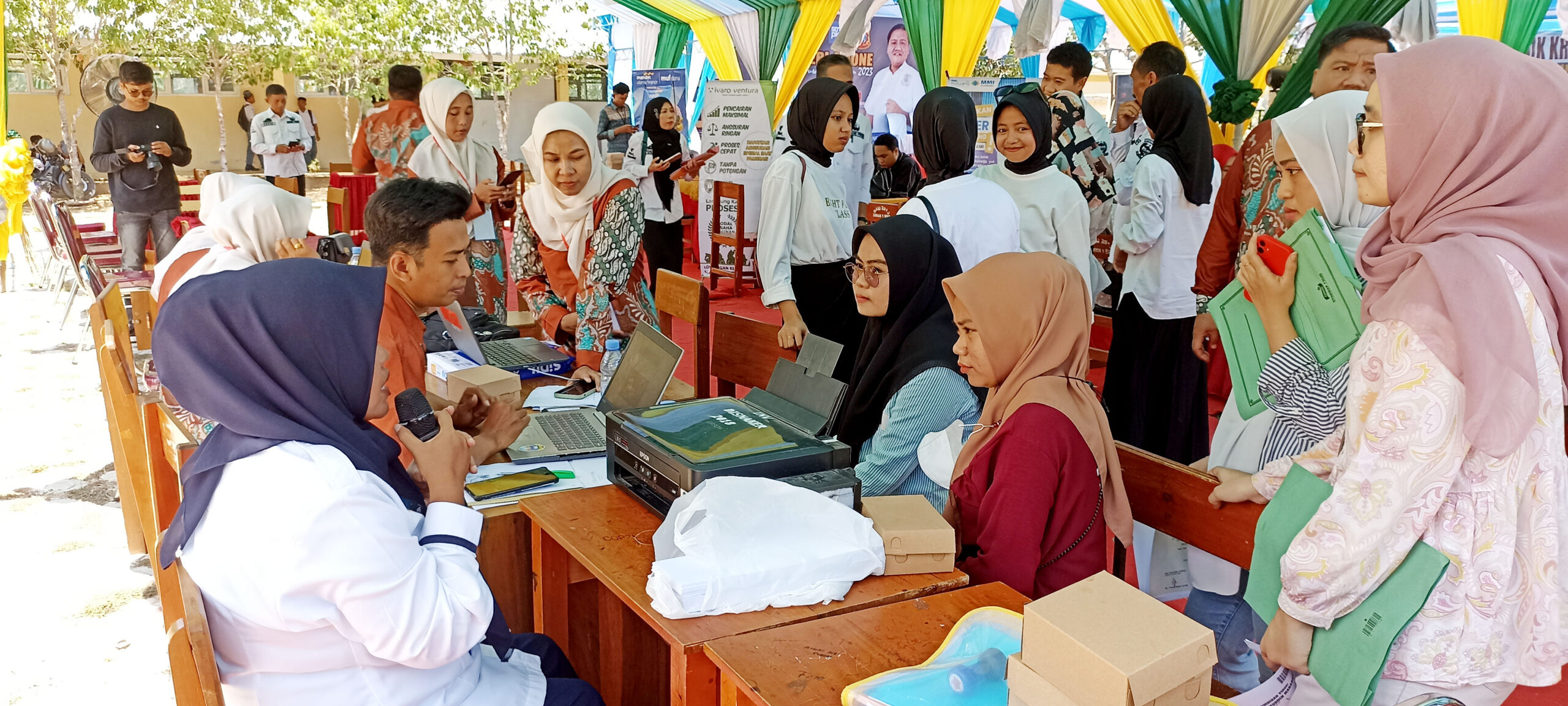 Job Fair Smkn 4 Bone Pikat Perhatian Warga Dan Dunia Usaha Di Kabupaten Bone_Zonanusantara.com