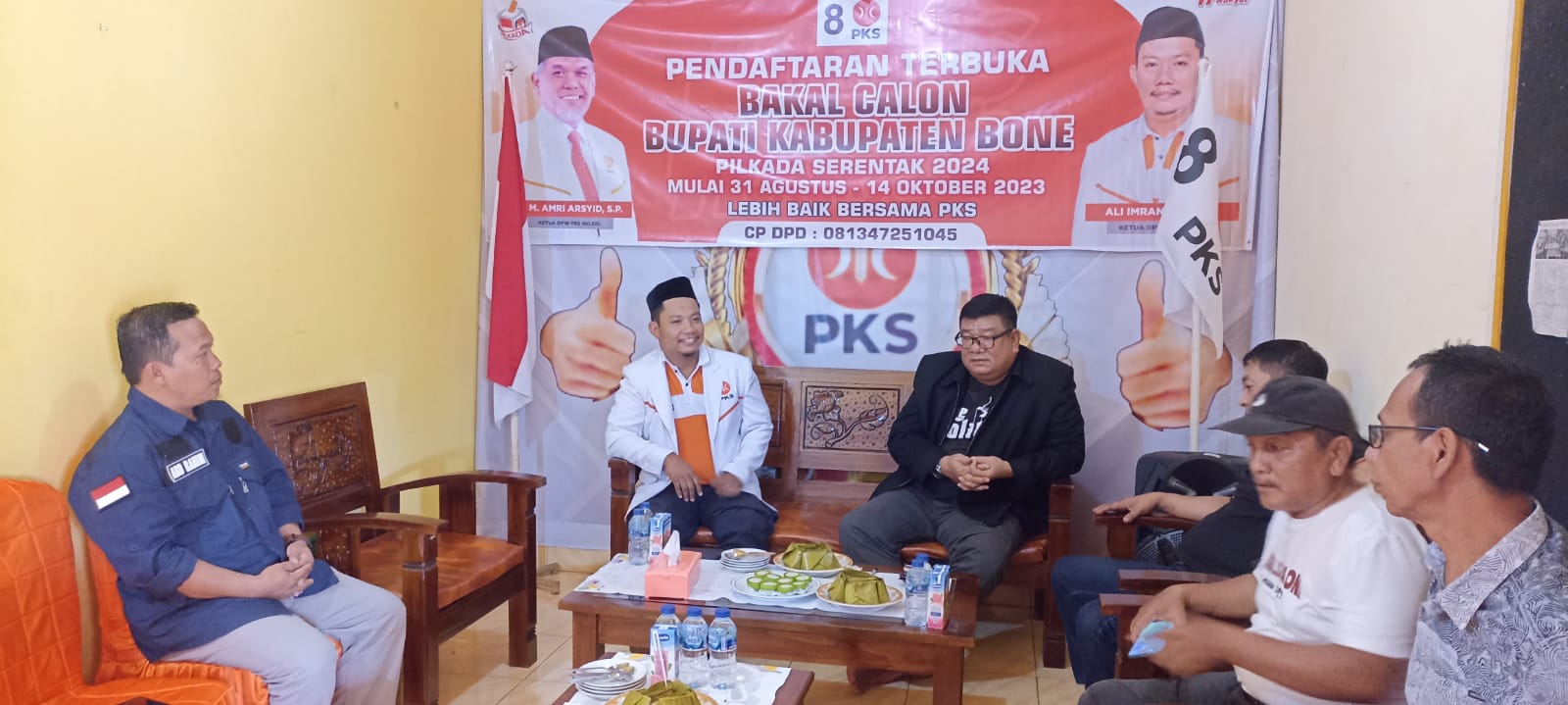 Daftar Sebagai Bakal Calon Bupati Bone Melalui Partai Pks, Samahuddin Siap Bertarung Di Pilkada 2024