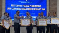 Lapas Watampone Raih Penghargaan Pelayanan Publik Berbasis Ham Dari Kementerian Hukum Dan Ham