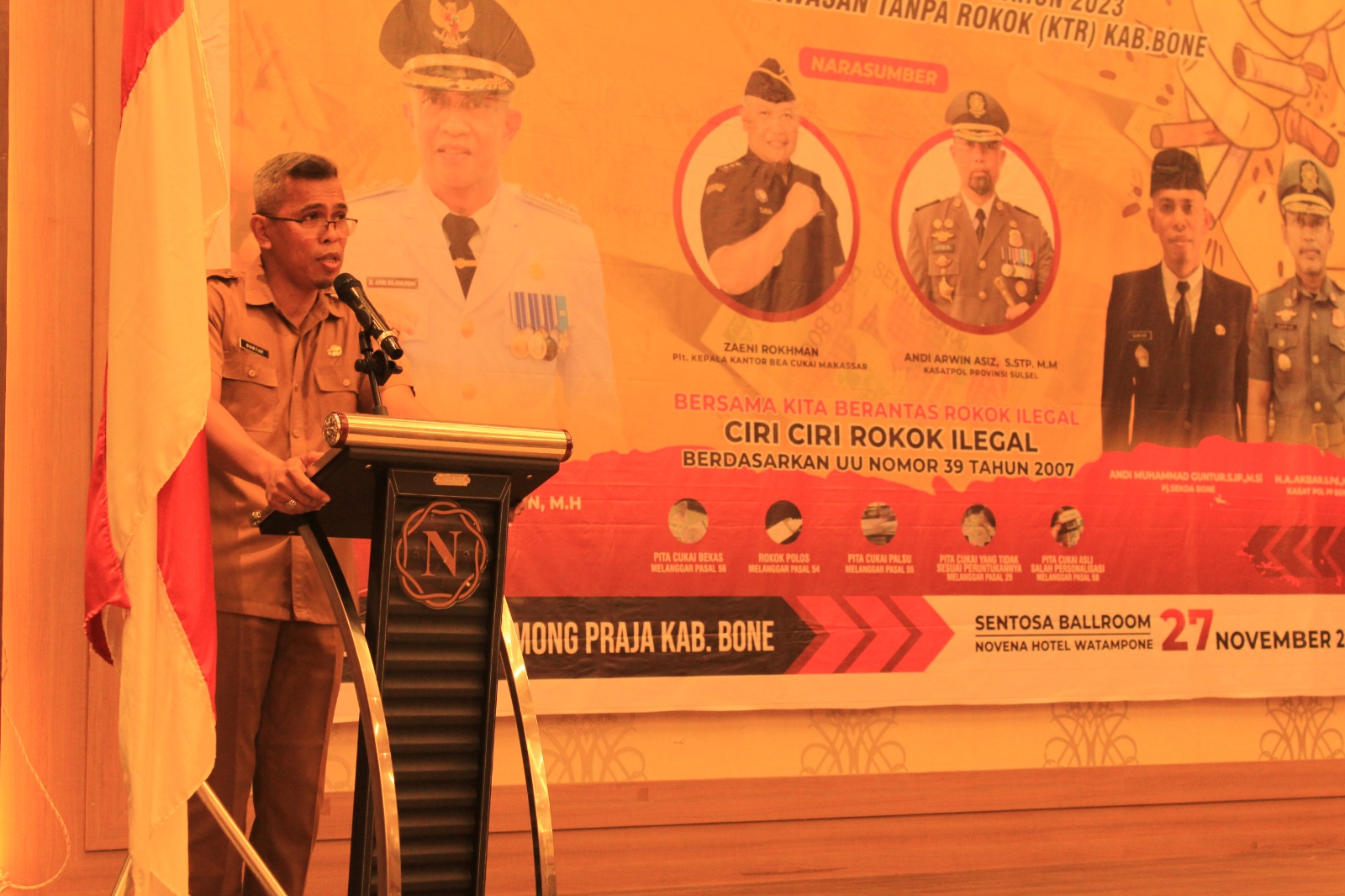 Satpol Pp Kabupaten Bone Perkuat Perang Melawan Rokok Ilegal, Sosialisasi Dan Langkah Strategis Implementasi Kawasan Tanpa Rokok