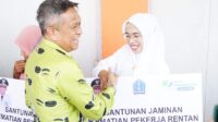 Pj. Bupati Bone Dan Bpjs Ketenagakerjaan Berikan Rasa Aman Dengan Santunan Pekerja Rentan